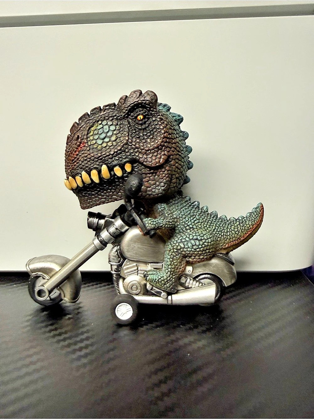 Schylling T-Rex Riders Dinosaur Motorcycle Figure